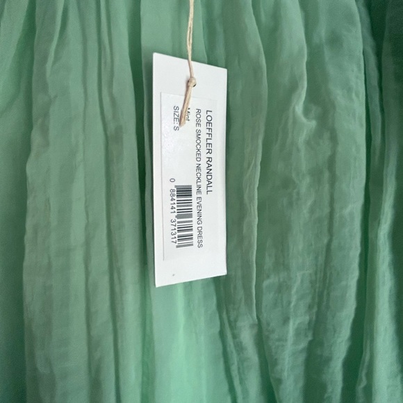 Brand New Loeffler Randall Rose Smocked Neckline Evening Dress - Picture 5 of 8